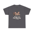 Cat T-Shirt — Cute Kitten "A Little Love Goes a Long Way" Tee