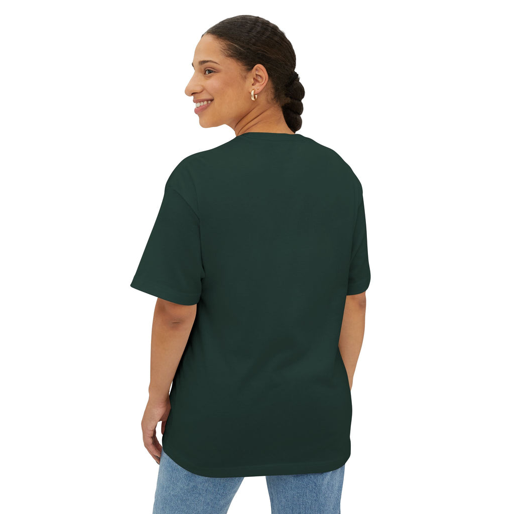 Purr-tection Mode On Oversized Boxy Tee — Unisex Graphic Cat Streetwear T-Shirt