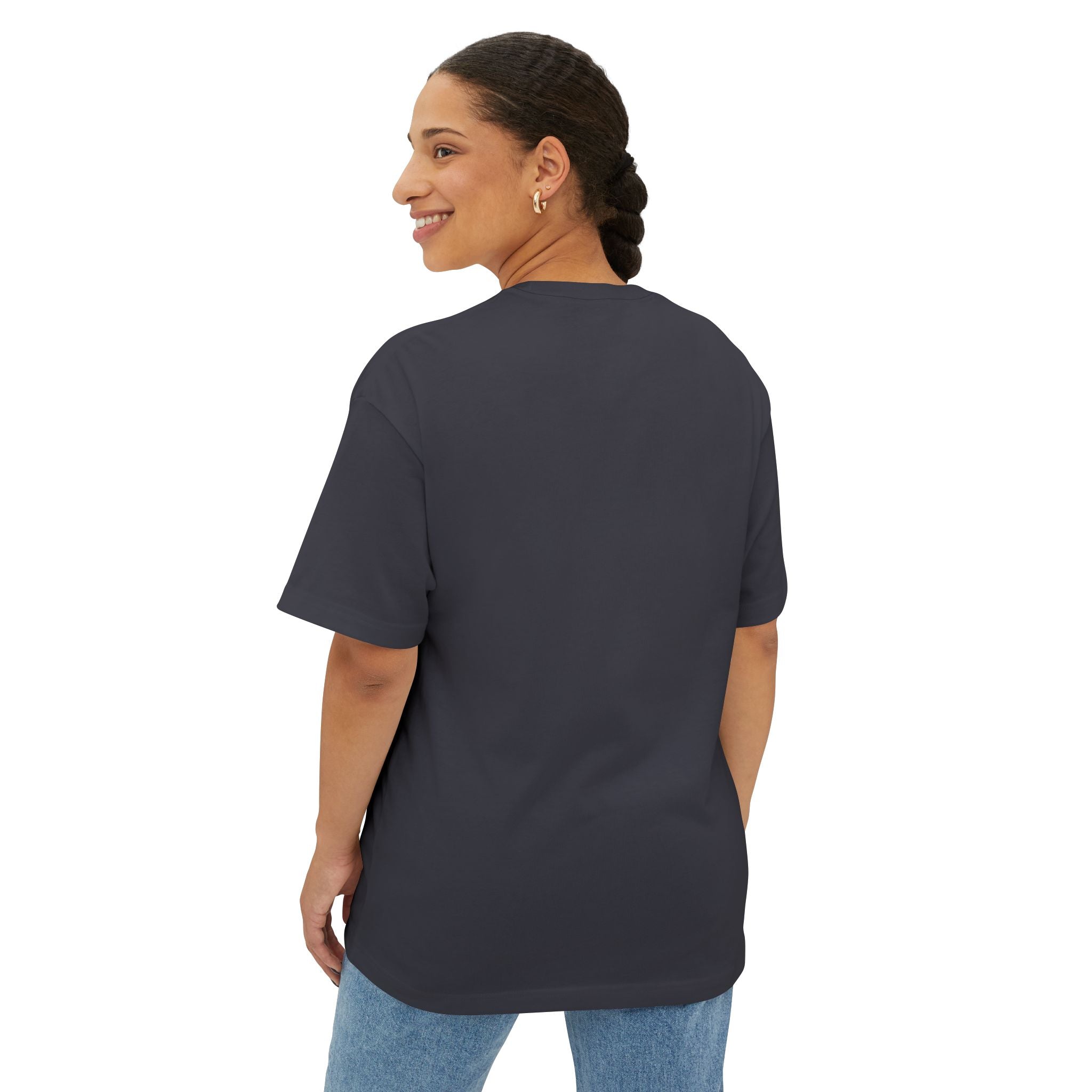 Purr-tection Mode On Oversized Boxy Tee — Unisex Graphic Cat Streetwear T-Shirt