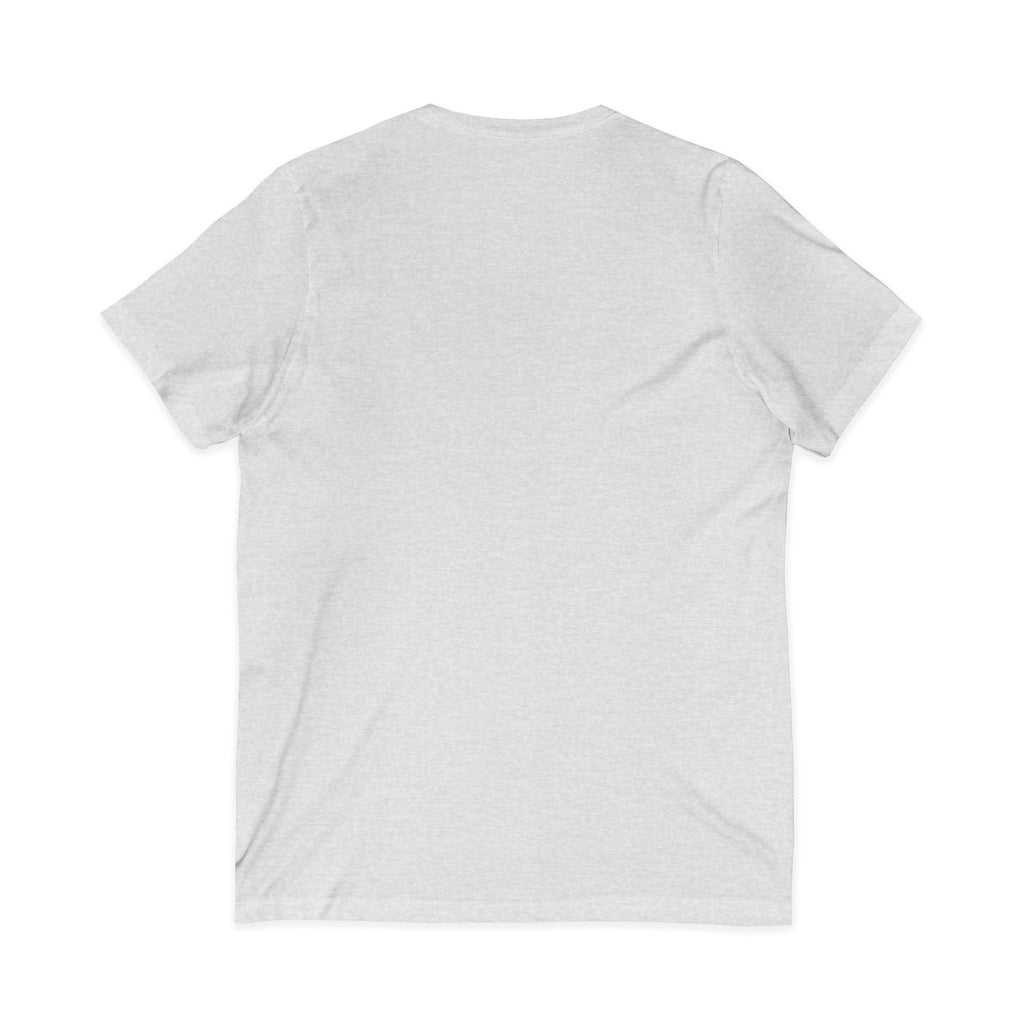 Cyberfueled V-Neck Tee — Coffee Rocket Graphic T-Shirt