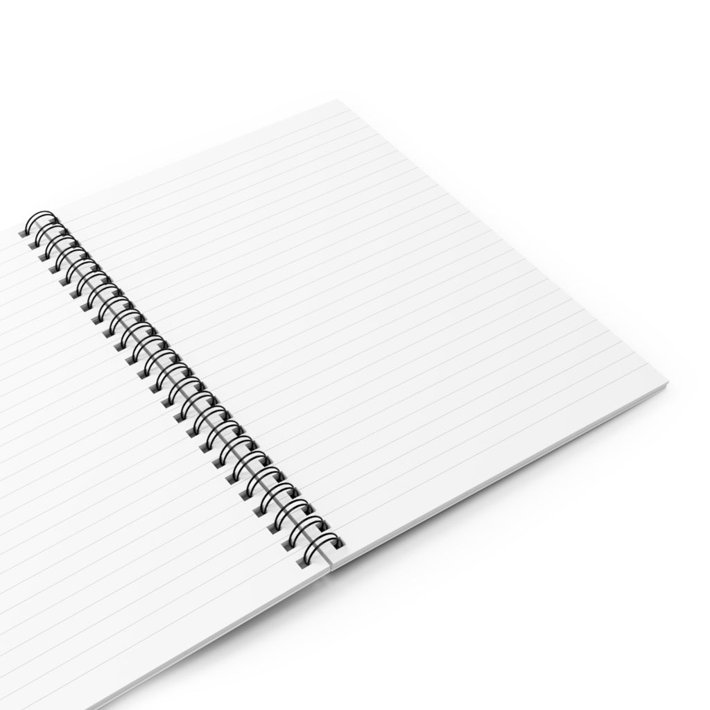 Boho Collage Spiral Notebook Ruled Line — Aesthetic Notes Journal for School & Work
